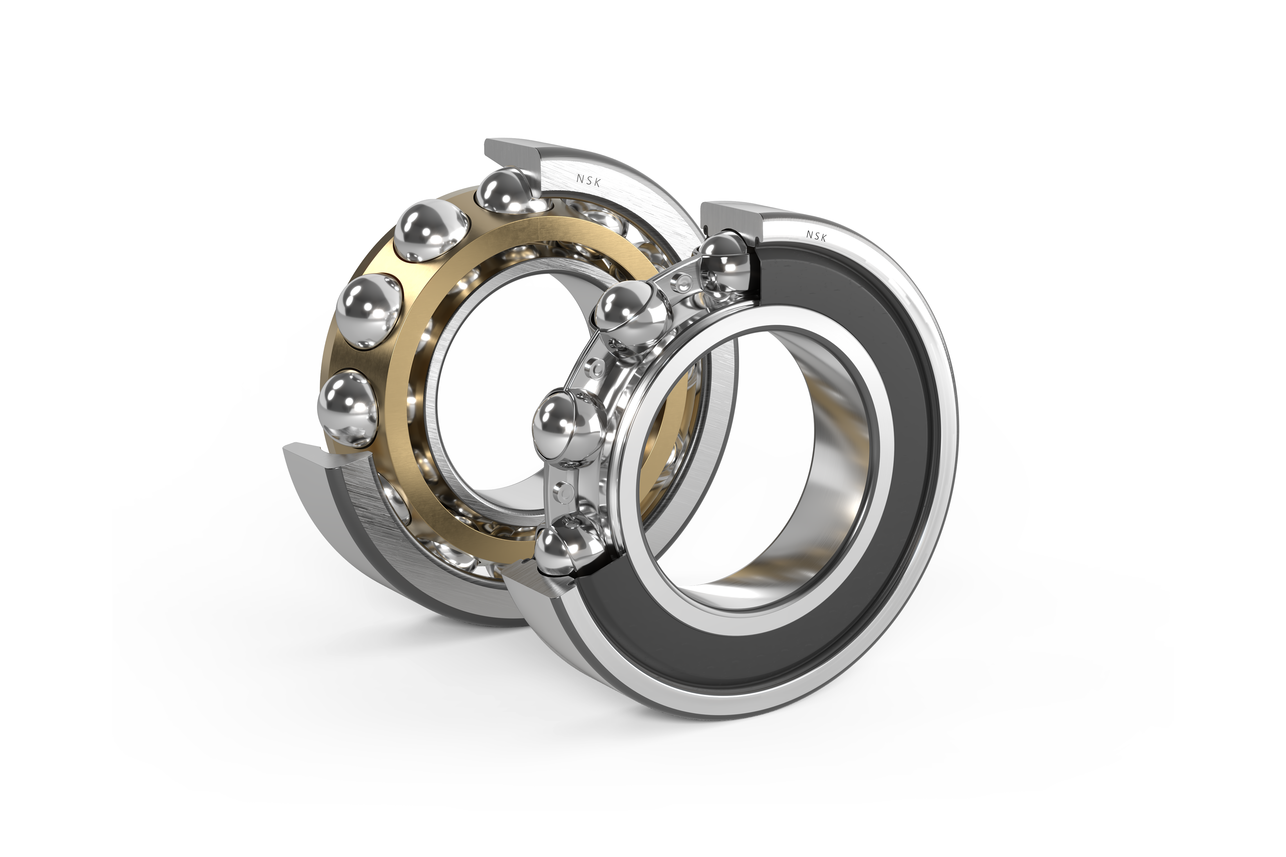 Angular Contact Ball Bearing, Deep Groove Ball Bearing, ACBB, DGBB, Cut