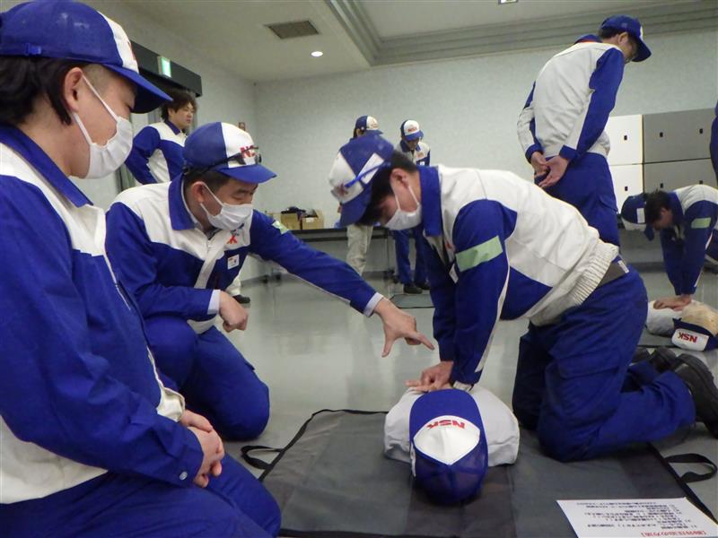 First hands training on protecting people’s lives