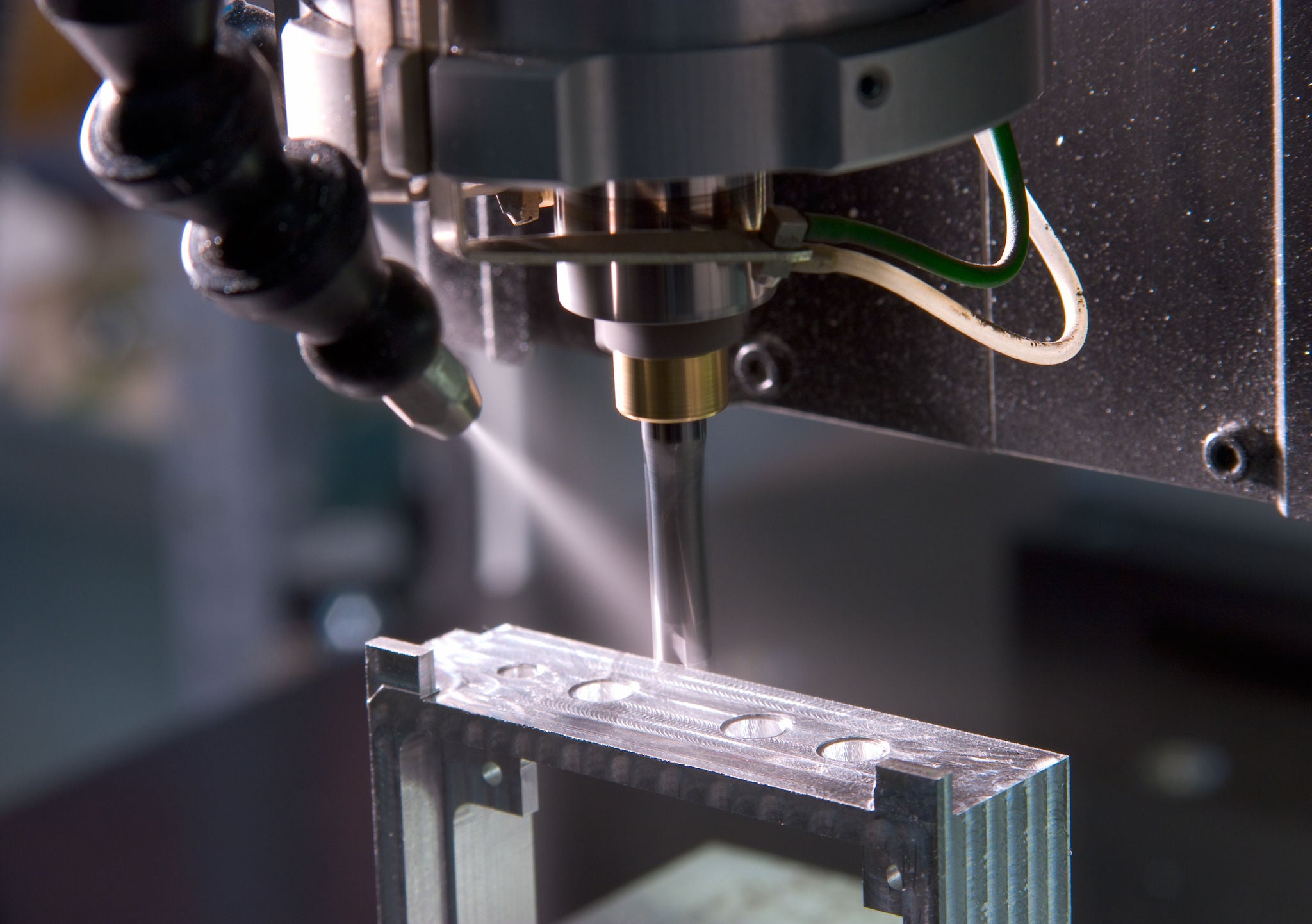 Machine Tool, Moulding Machine, factory molding machine workshop. close up