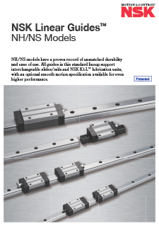 NSK Linear Guides™　NH/NS Models（Revised August 2025）