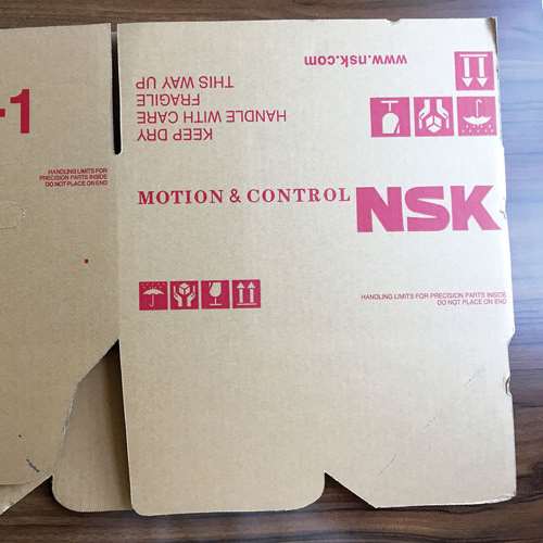 Fake, marked NSK carton found on the floor 