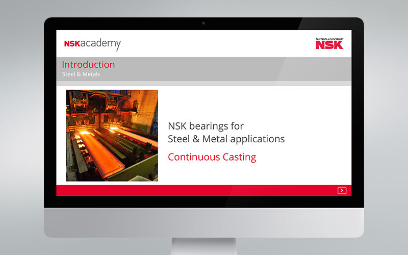 NSK academy Módulo de Formación para colada continua