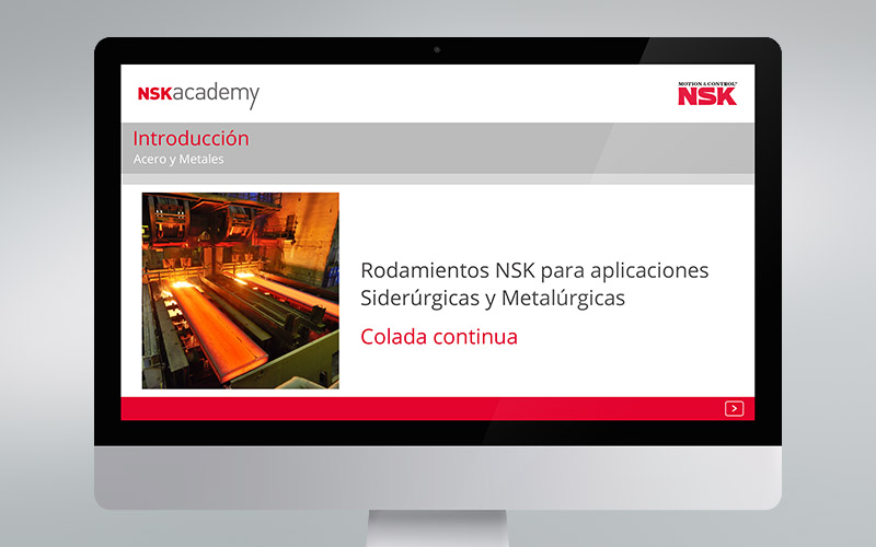 NSK academy Módulo de Formación para colada continua