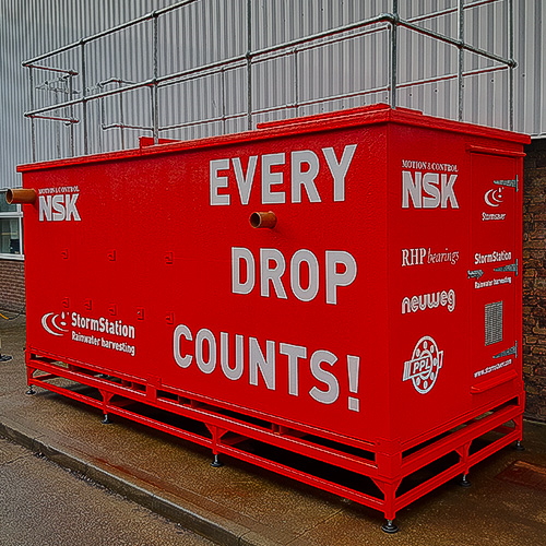 NSK Newark  - recolector de agua de lluvia